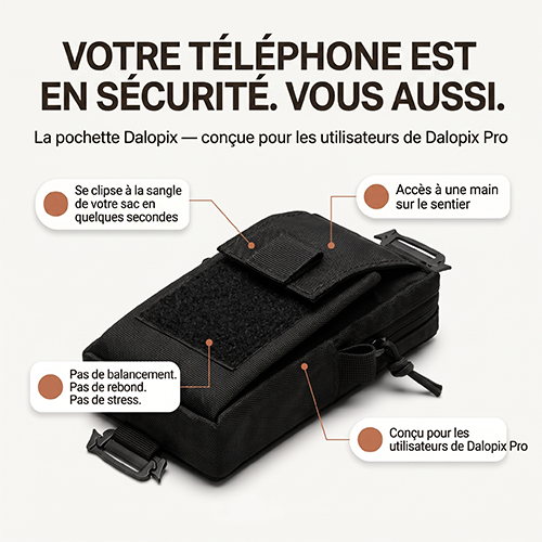 Pochette smartphone résistante aux intempéries